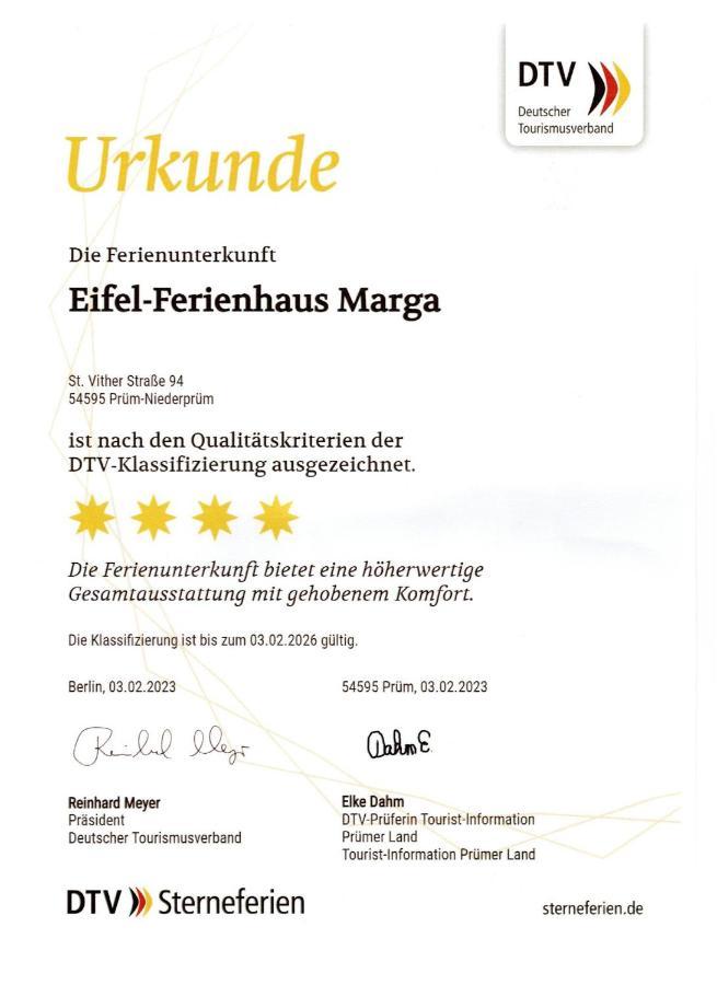 Eifel-Ferienhaus Marga Prüm Екстериор снимка